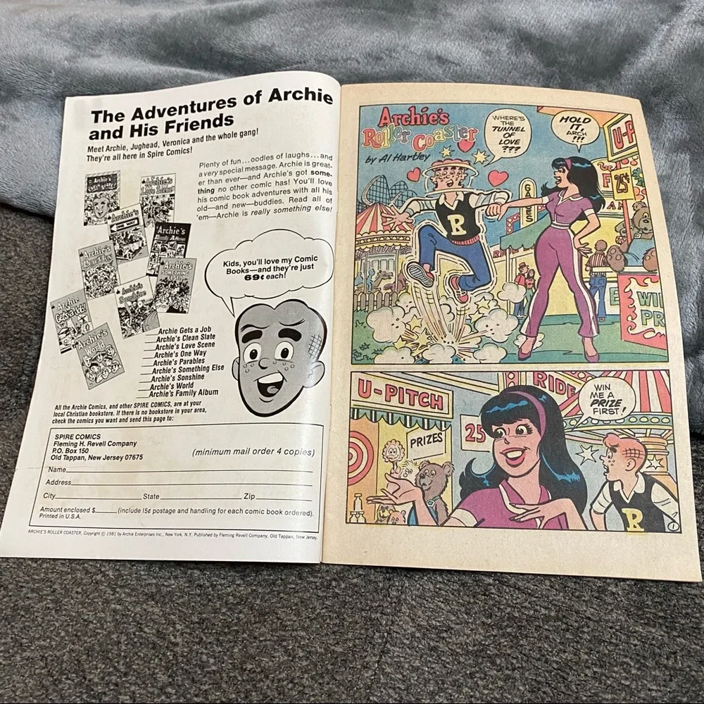 Vintage 1981 Spire Christian Comics “Archie’s Roller Coaster” by Al Hartley - Picture 10 of 10